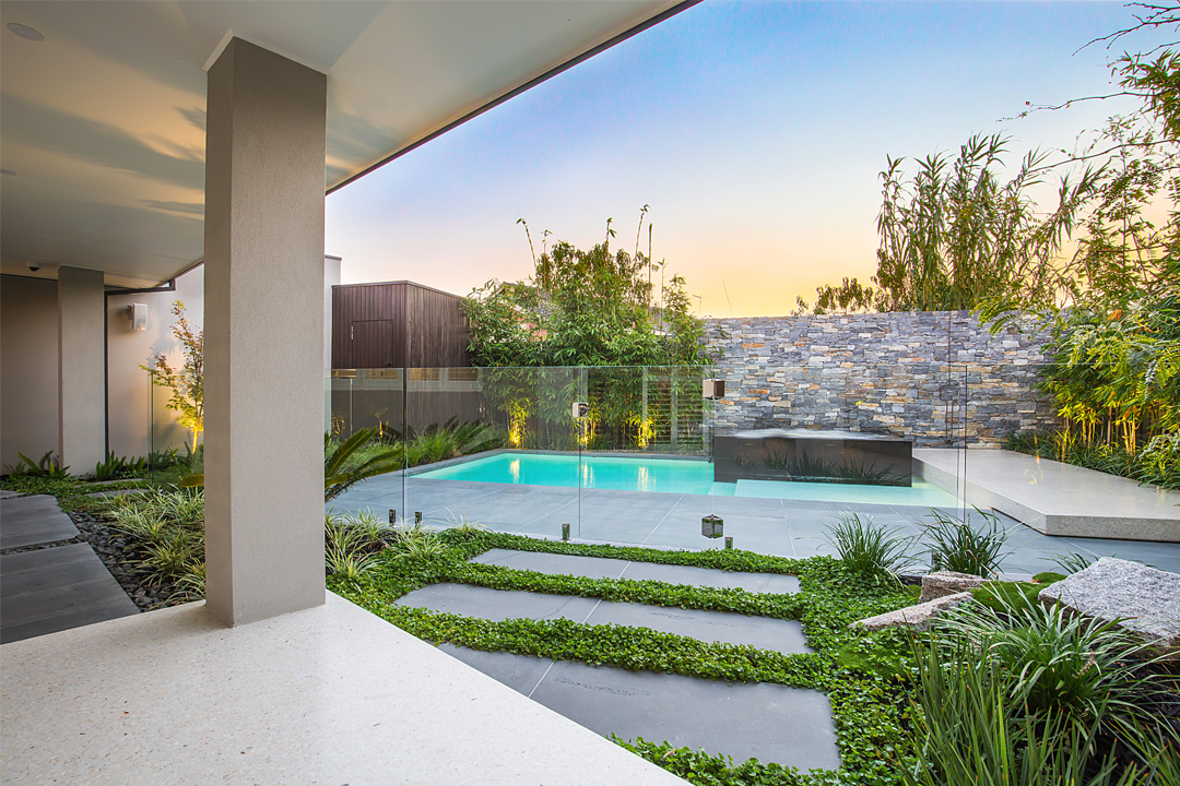 Best Landscape Design – under 60m2 featuring a Pool or Spa – Highly Commended